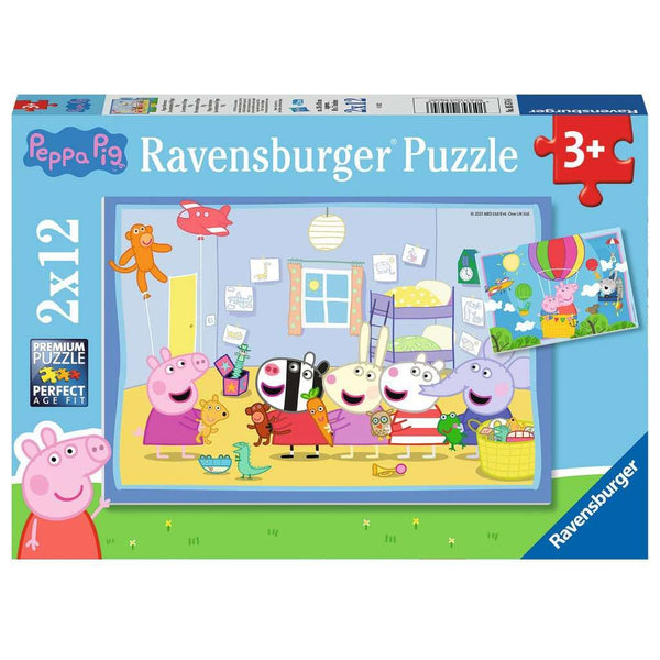 Puzzel 2x12 Peppa Pig avonturen