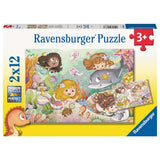 Puzzel 2x12 Feeen en zeemeerminnen