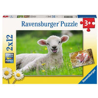 Puzzel 2x12 Boerderijdieren