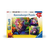 Puzzel 3x49 Jungle Babies