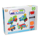 Bistle bouwblokken 80dlg