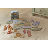6 puzzels safari friends FSC