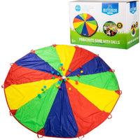 Outdoor Play Parachutedoek met ballen