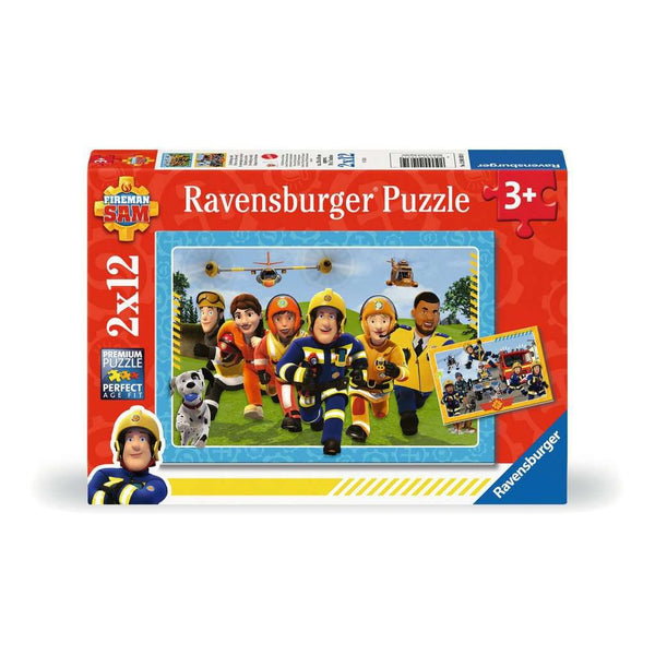 Puzzel 2x12 Brandweerman Sam