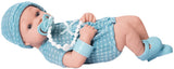 Babypop Sem blauw 35 cm