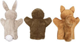 Handpoppen bosdieren set v 3