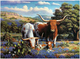 Puzzel (500) Loving longhorns
