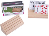 Kaarthouder pyramide dubbel. B