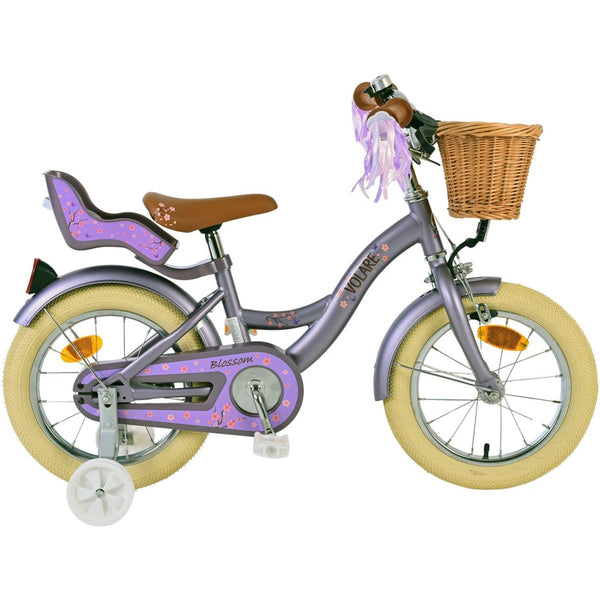 Fiets 14inch Blossom paars