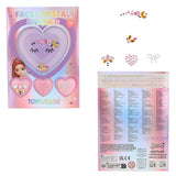 TOPModel face crystal stickers BEAUTY and ME