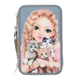 TOPModel 3-vaks etui CAT LOVE
