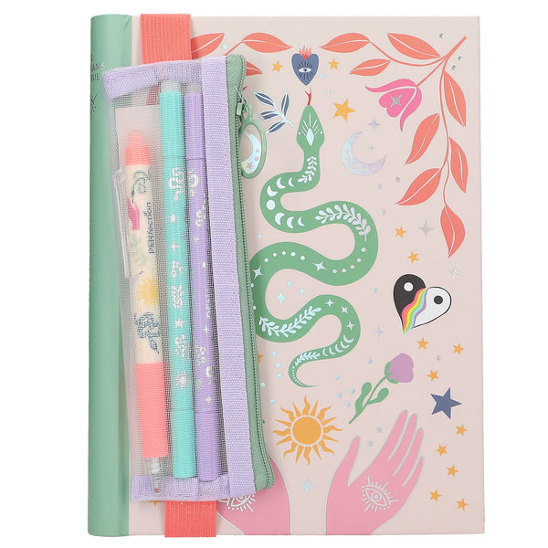 PENfection notitieboek met pennen SNAKE