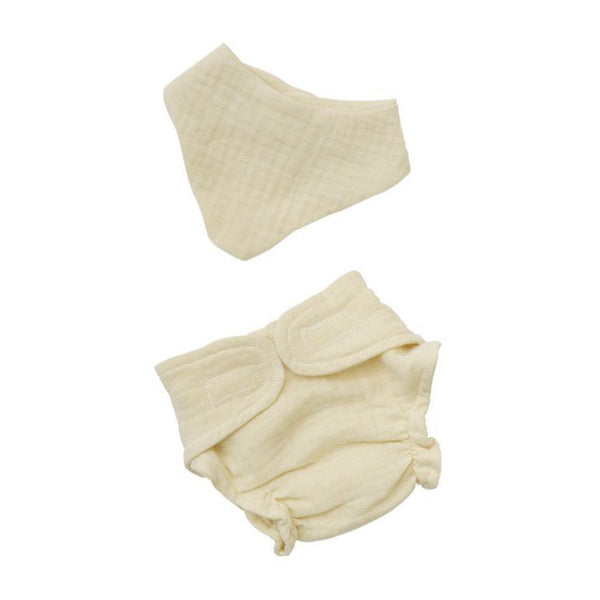 Poppenbabyset met stoffen luier