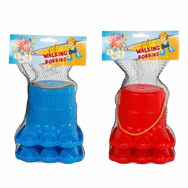 LOOPKLOSSEN poot rood blauw