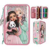 TOPModel 3-vaks etui WILD