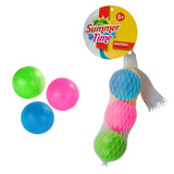 Summertime Beachball ballen 3st in net