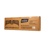 SportX Metalen Voetbaldoel set 2 goals 78x56x45cm