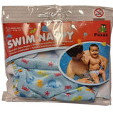 Freds Wasbare Zwemluier Blauw 9-16kg Maat 2