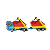Siku 1695 Vrachtwagen + Puincontainer En Aanhanger