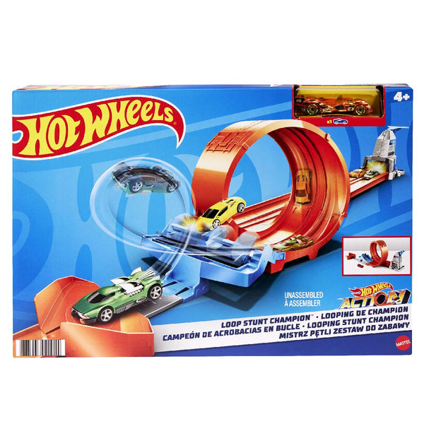 Hot wheels action loop stunt
