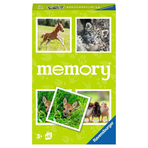 Spel Memory Jonge Dieren Pocket