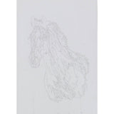 Schilderen op nummer paard