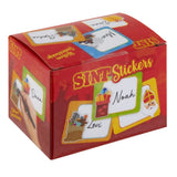 Sint cadeau stickers 50 stuks assorti