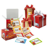 Sint cadeau stickers 50 stuks assorti