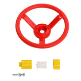 Stuurwiel rood met gele toeter