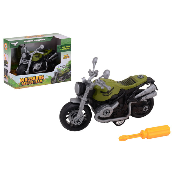 Jungle motorfiets met licht en