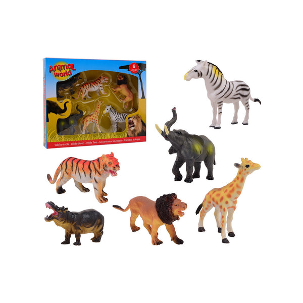 Wilde dieren in doos