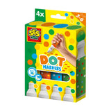 SES Dot markers 4 kleuren XXL