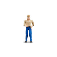 Bruder Bworld man blauw jeans