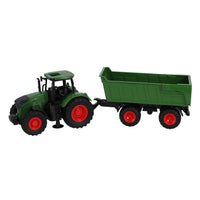 Kids Globe tractor met trailer