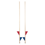 Stelten hout met gekleurde pedalen assorti 170 cm
