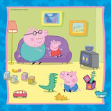 Puzzel (3x49) Peppa Pig familie vrien