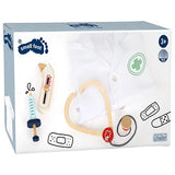 Dokterjas met Houten Accessoir