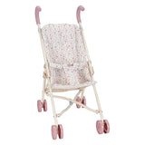 Metalen poppenbuggy soft flowe