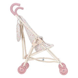 Metalen poppenbuggy soft flowe