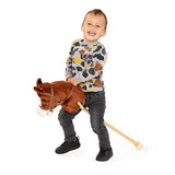 Stokpaard bont met geluid