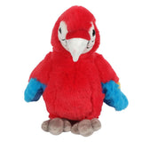 Papegaai rood 24 cm