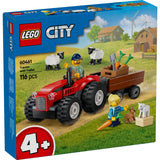 LEGO 60461 City Great Vehicles Rode tractor metaanhanger en schapen