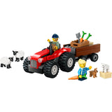 LEGO 60461 City Great Vehicles Rode tractor metaanhanger en schapen