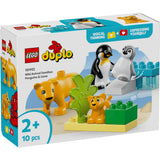 LEGO 10442 DUPLO Families van wilde dieren: pinguïns en leeuwen