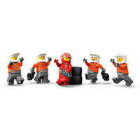 LEGO 60443 City F1 pitstop en pitcrew met Ferrari