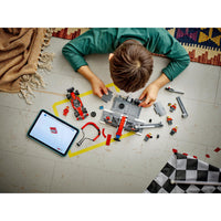 LEGO 60443 City F1 pitstop en pitcrew met Ferrari