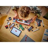 LEGO 60445 City F1 truck met RB20 en AMR24 F1auto's