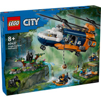 LEGO 60437 City Exploration JungleonderzoekersHelikopter Bij de Basis