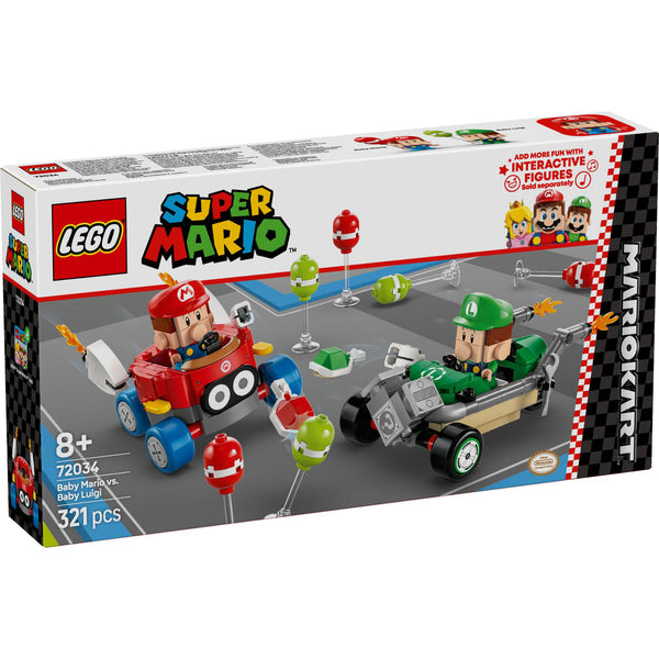 LEGO 72034 Super Mario Kart™ – Baby Mario vs. BabyLuigi