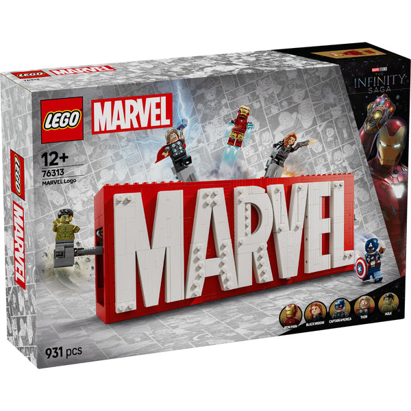 LEGO 76313 Super Heroes Marvel MARVEL logo enminifiguren